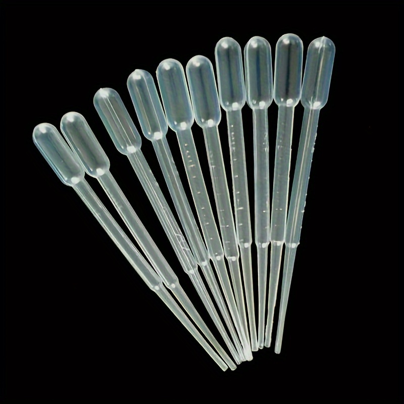 20 50pcs disposable plastic straws plastic droppers and pipettes laboratory gadgets laboratory pipettes