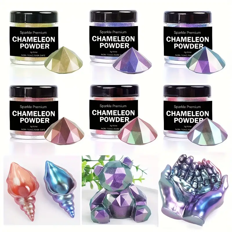 Chameleon Powder Chameleon Mica Powder For Epoxy Resin Pearl - Temu