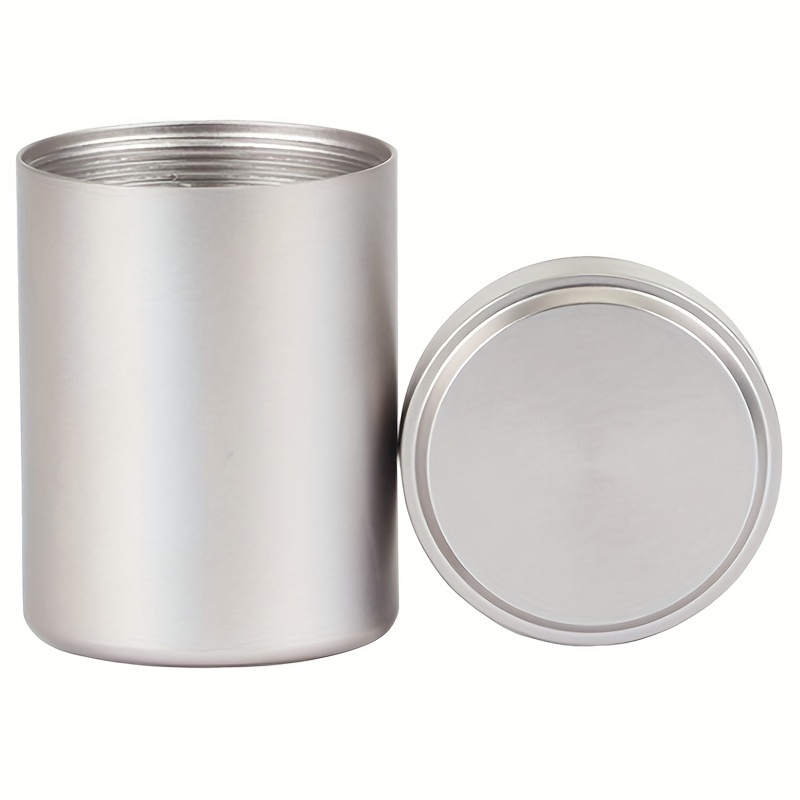 Rtteri 20 recipientes de lata de té con tapa doble hermética de 12 onzas,  recipientes de metal para almacenamiento de té, latas de lata suelta