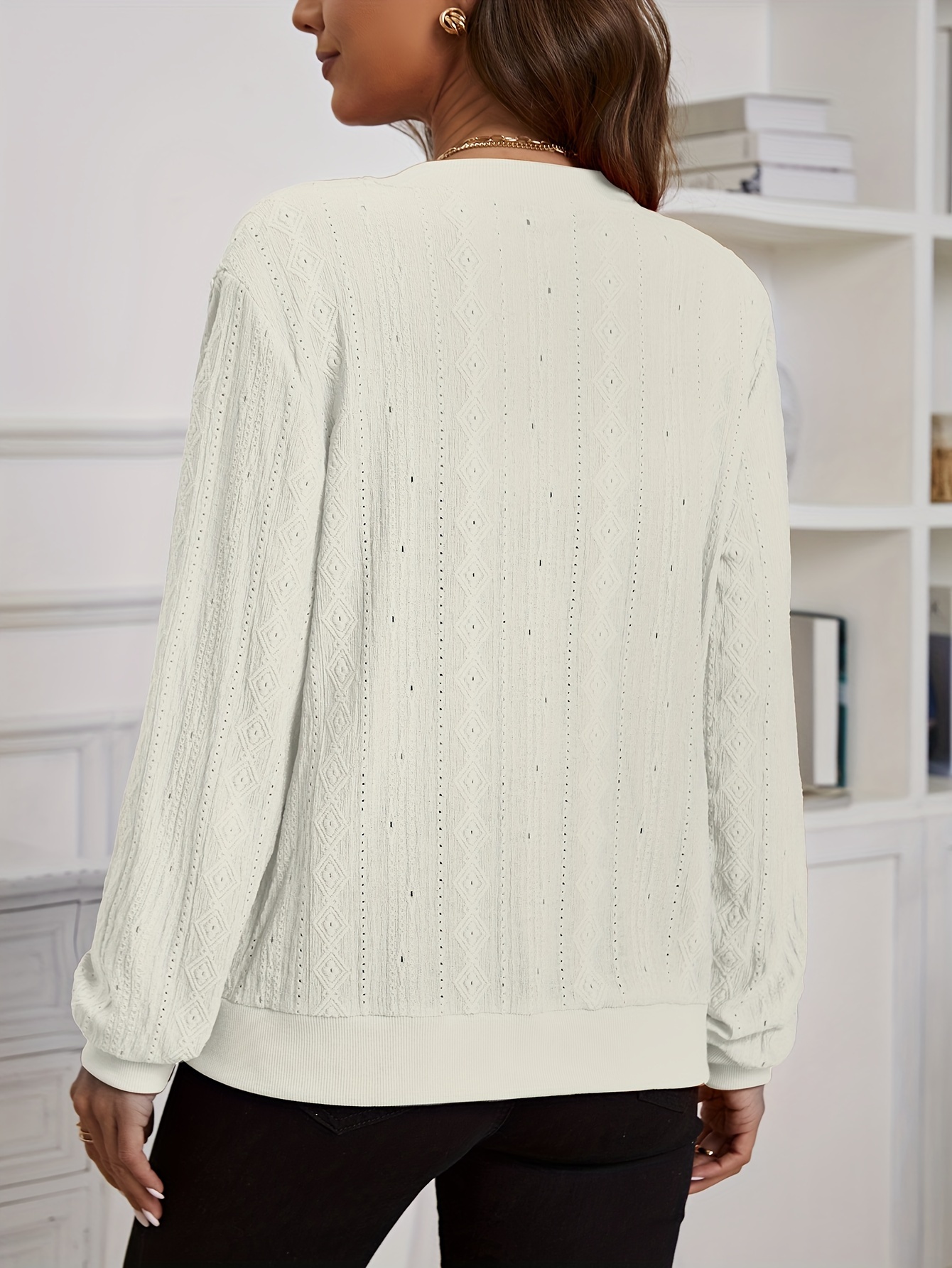 Elegante Strickjacke für Damen mit Stehkragen, 95 Polyester,  Elasthan, Langarm, einfarbig, mit Reißverschluss, für Frühling/Herbst,  lässiger