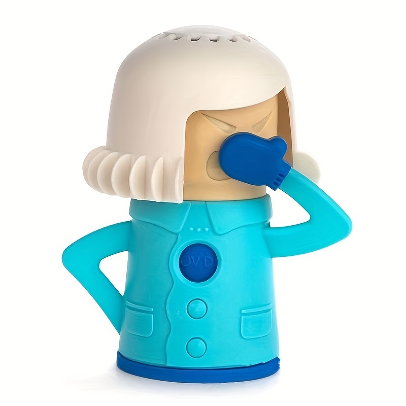 1pc Cartoon Figure Design Microwave Cleaner, Creative Plastic Easy To Use Microwave  Cleaner For Home