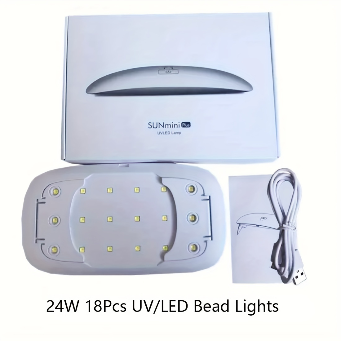 I0DO UV Lamp for Resin,UV Light for Loca Glue,Uv Resin Light for Jewelry,Led Cure Light,UV Curing Machine Light Box