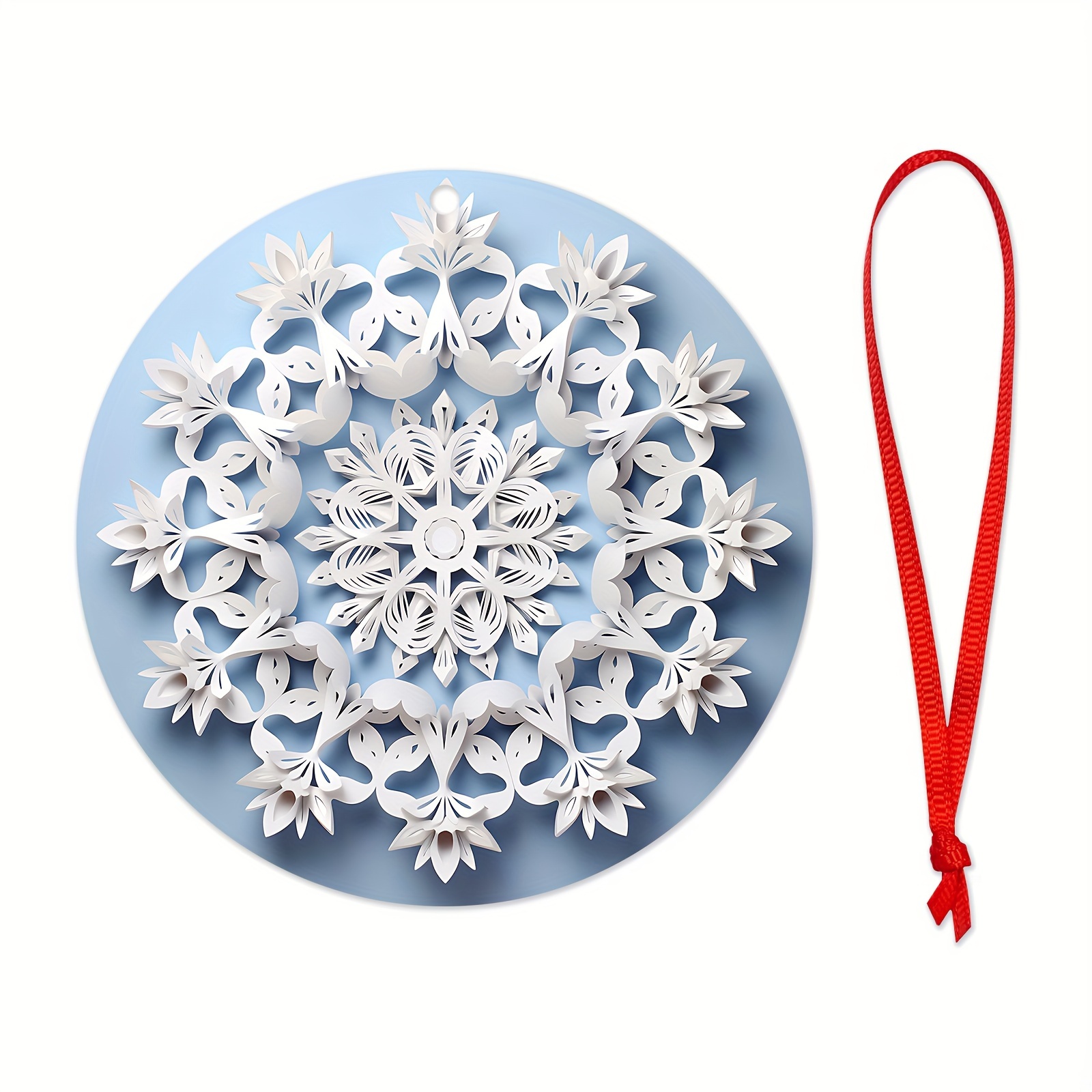 Snowflake Ornaments Decorative Snowflake Ornament 2D Acrylic