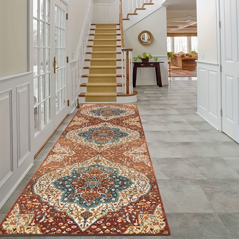 Boho Rug Runners For Hallways Non Skid Entryway Runner - Temu