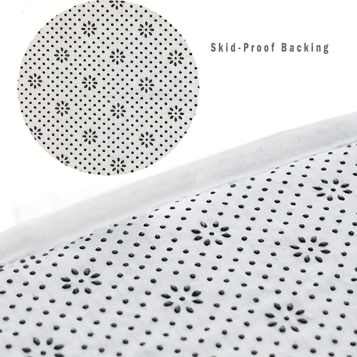 Soft Geometric Floor Mat Quick Dry Absorbent Bath Mat