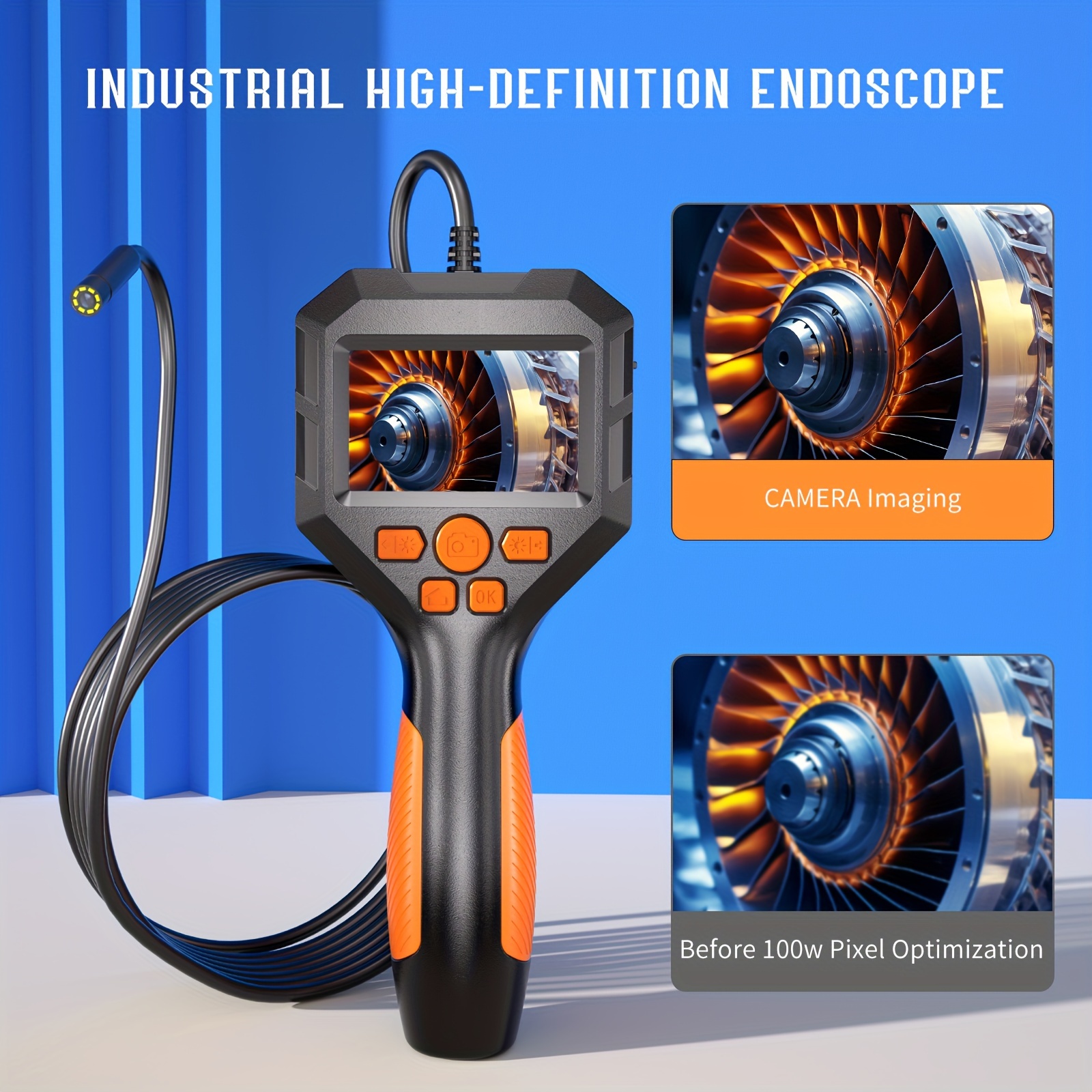 Industrie endoskop 8mm Hd digital boreskop inspektionskamera - Temu Germany