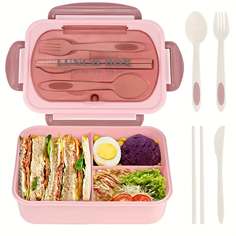 Bento Lunch Box Square Pink