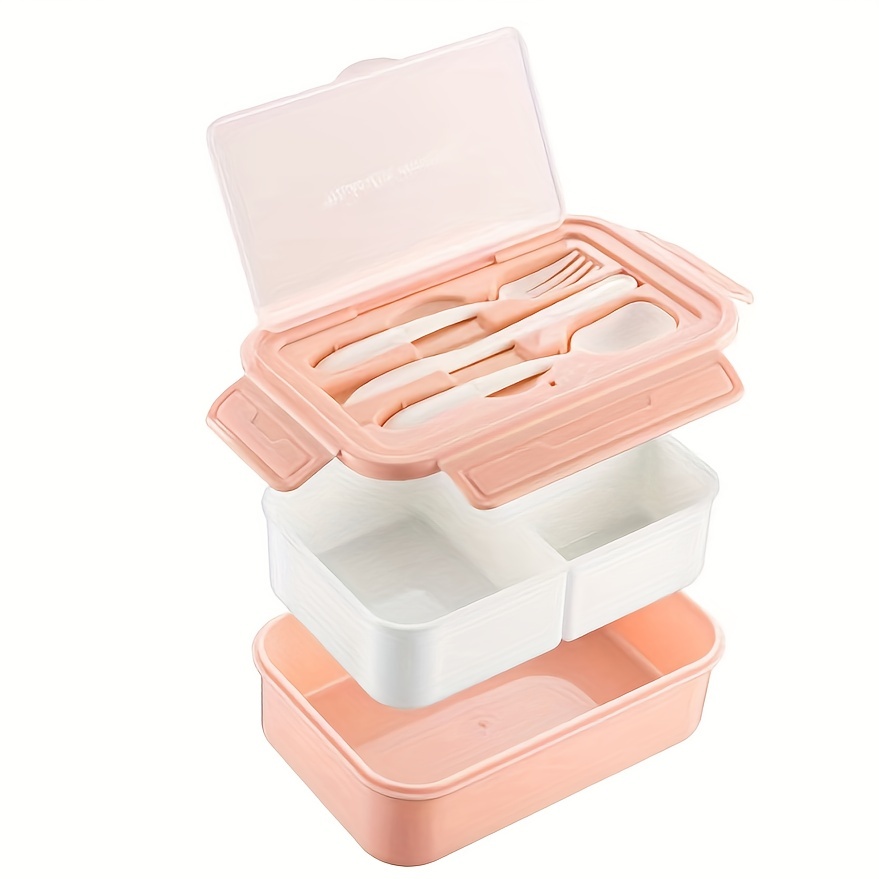 1pc Bento Box Adult Lunch Box, Contenitori Per Pranzo Da 1400 Ml / 47oz Per  Adulti / Adolescenti, Upgrade Insulated Dual-Layer Lunch Box Con Forchetta