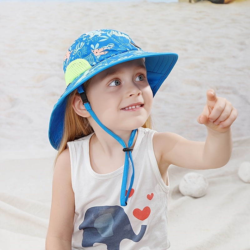 Baby Outdoor Neck Flap Sun Toddler Bucket Hat Children's - Temu