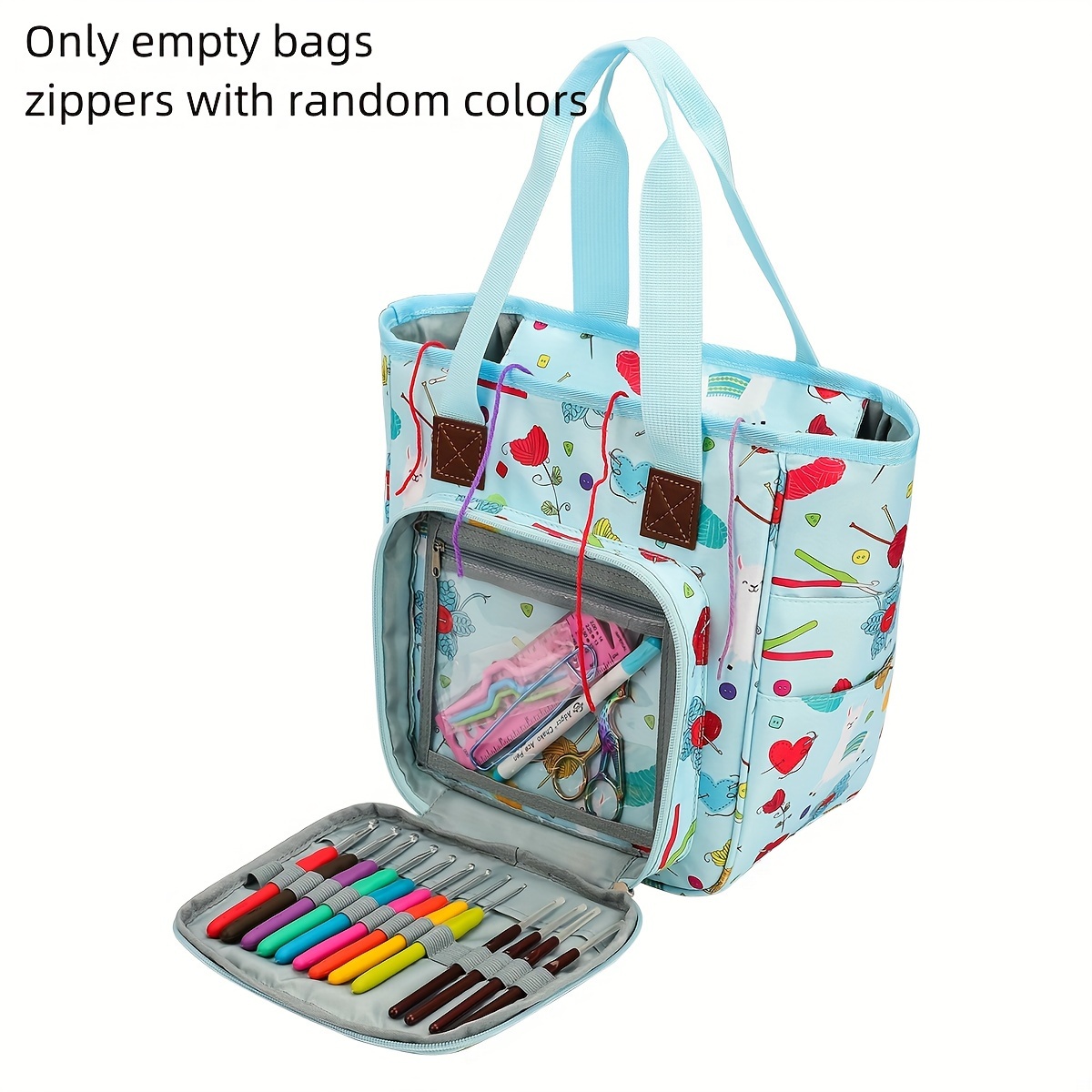 Knitting Bag Backpack Sewing Accessories Storage And - Temu Japan