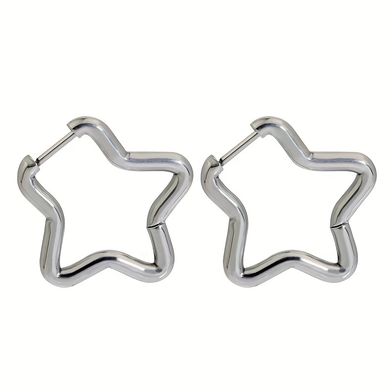 Surgical steel sale star earrings