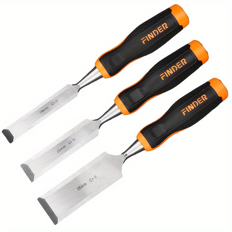 4Pcs Wood Chisels Set Sharp Chrome-Vanadium Steel Wood Carving Chisels With  Beech Handles Ergonomic Wood Carving Tools For Carpentry Woodworking  Hobbyist Craftsman