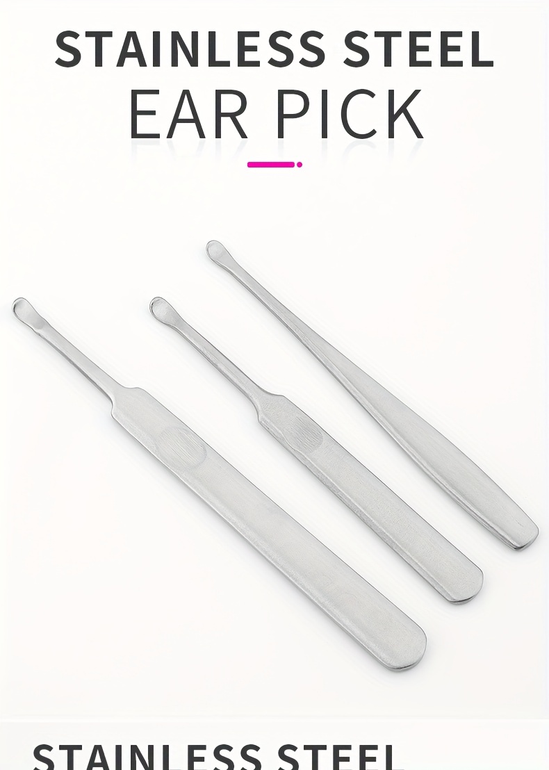Stainless Steel Ear Pick Set Ear Wax Removal Tool Ear - Temu