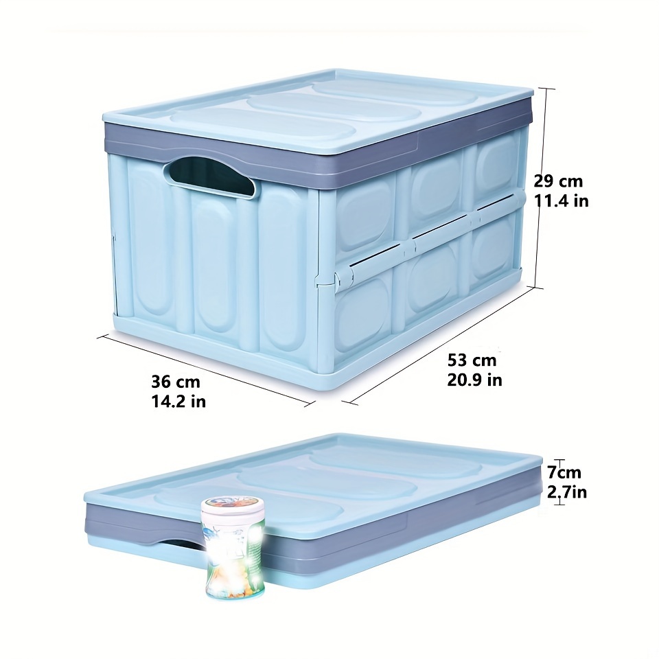 Folding Portable Storage Box Aesthetic Room Decor Home Decor - Temu