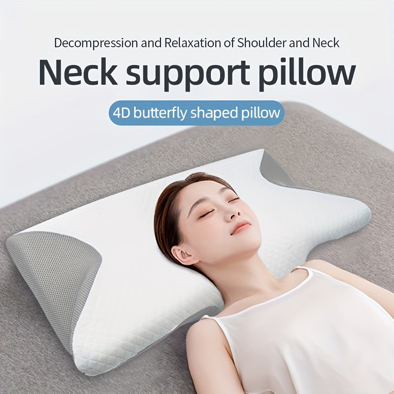 Neck Cervical Pillow Neck Support Pillow Office - Temu