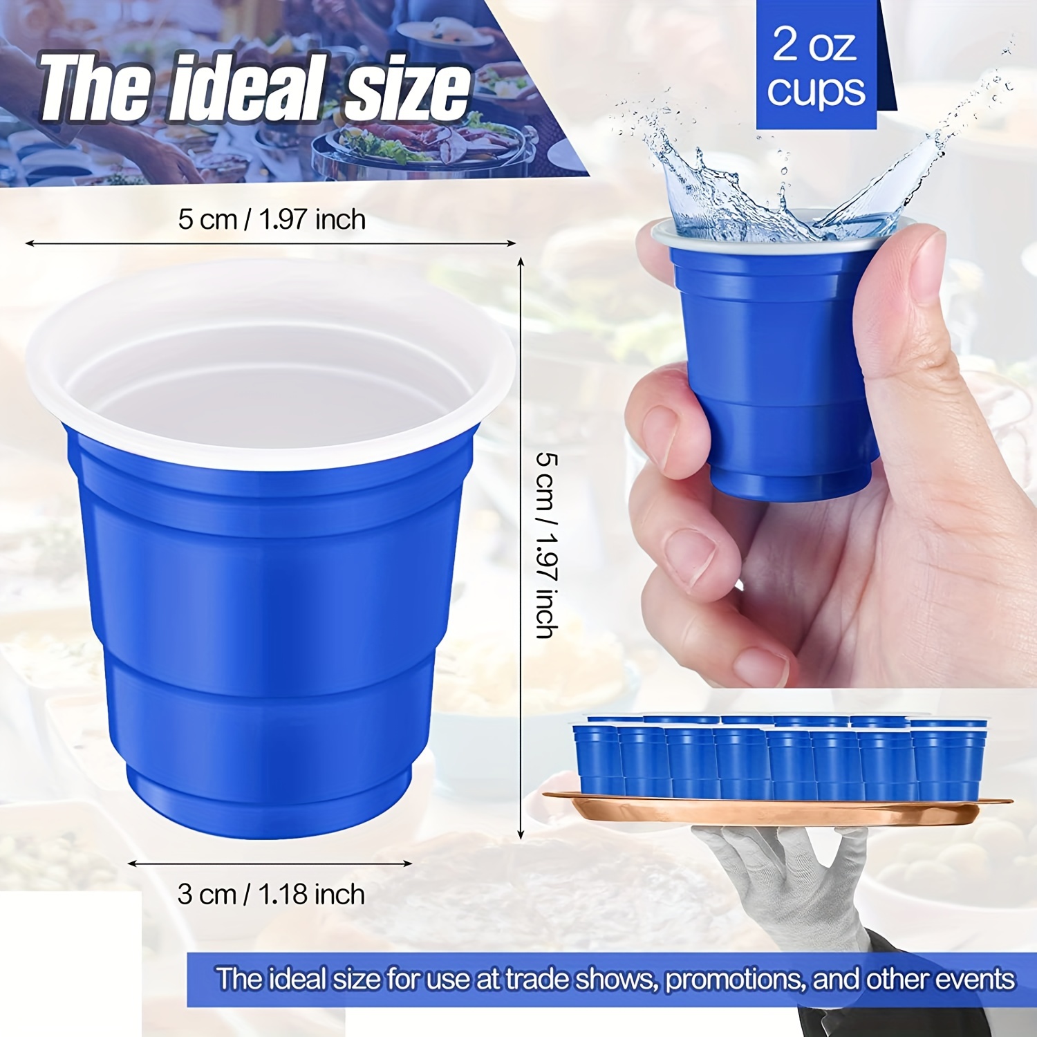 Disposable Plastic Mini Cups For Party Favors Wine Condiment - Temu