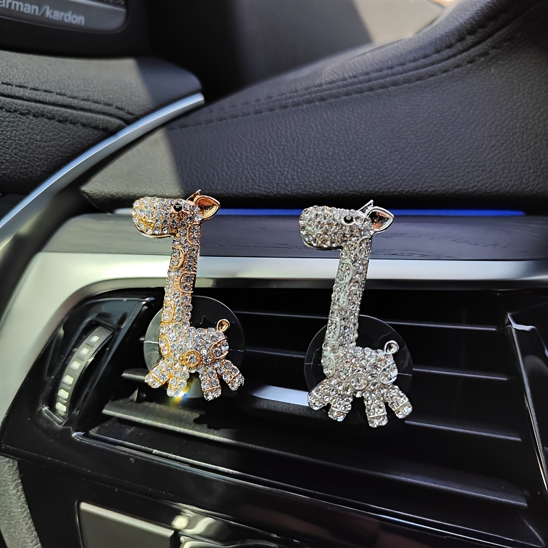 Bling Giraffe Design Car Air Vent Aromatherapy Diffuser Clip - Temu