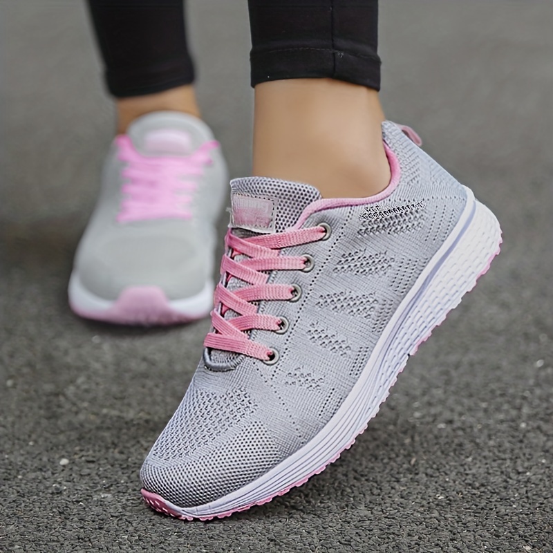 Luxury Reflective Casual Sneakers Shoes Women Platform Shoes Lace-Up  Breathable Walking Shoes For Women Couple Jogging Footwear