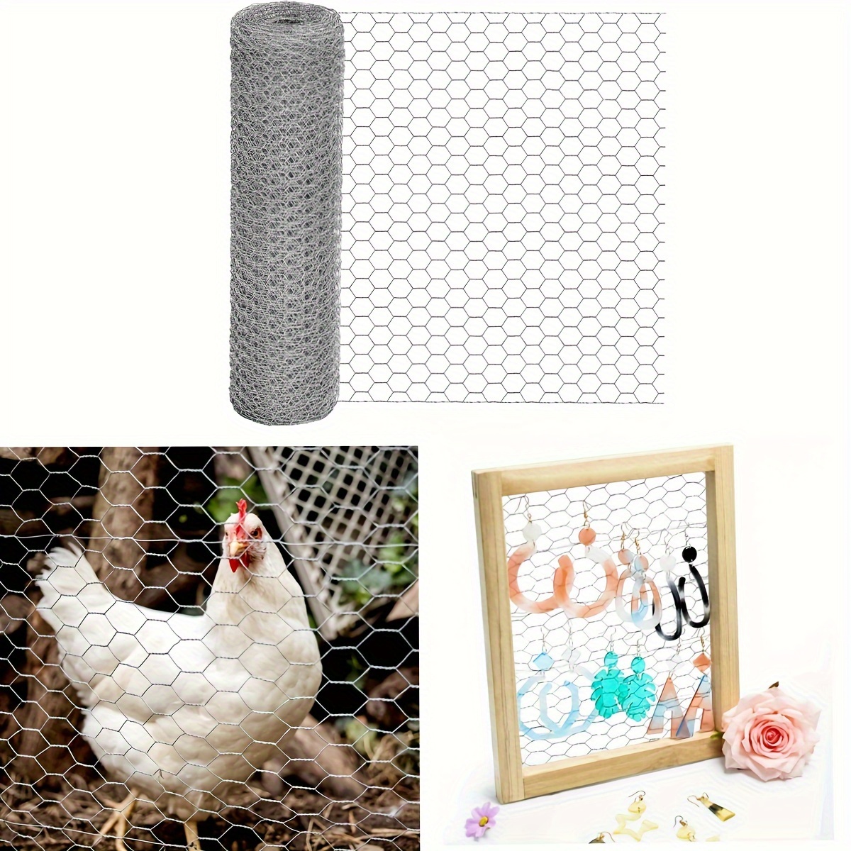 Chicken Poultry Netting : Garden Growth Aids - Temu