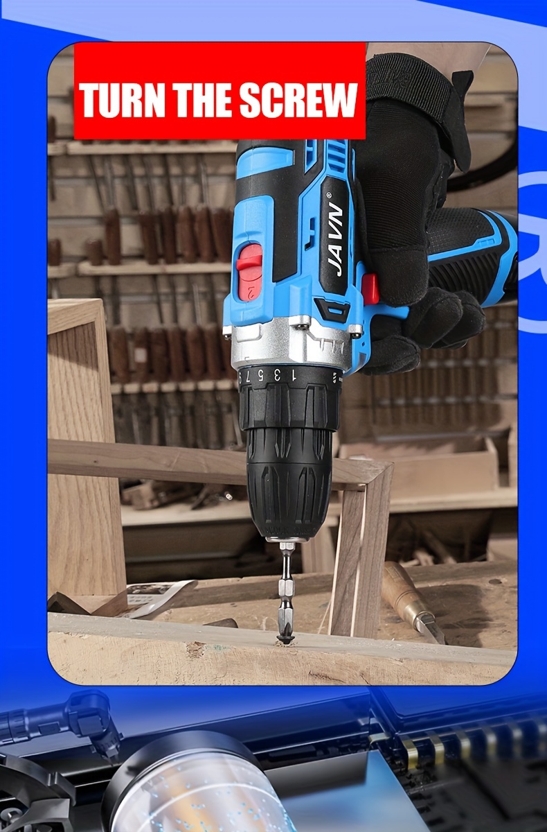 Javn 12v Cordless Drill Electric Screwdriver Mini Wireless - Temu