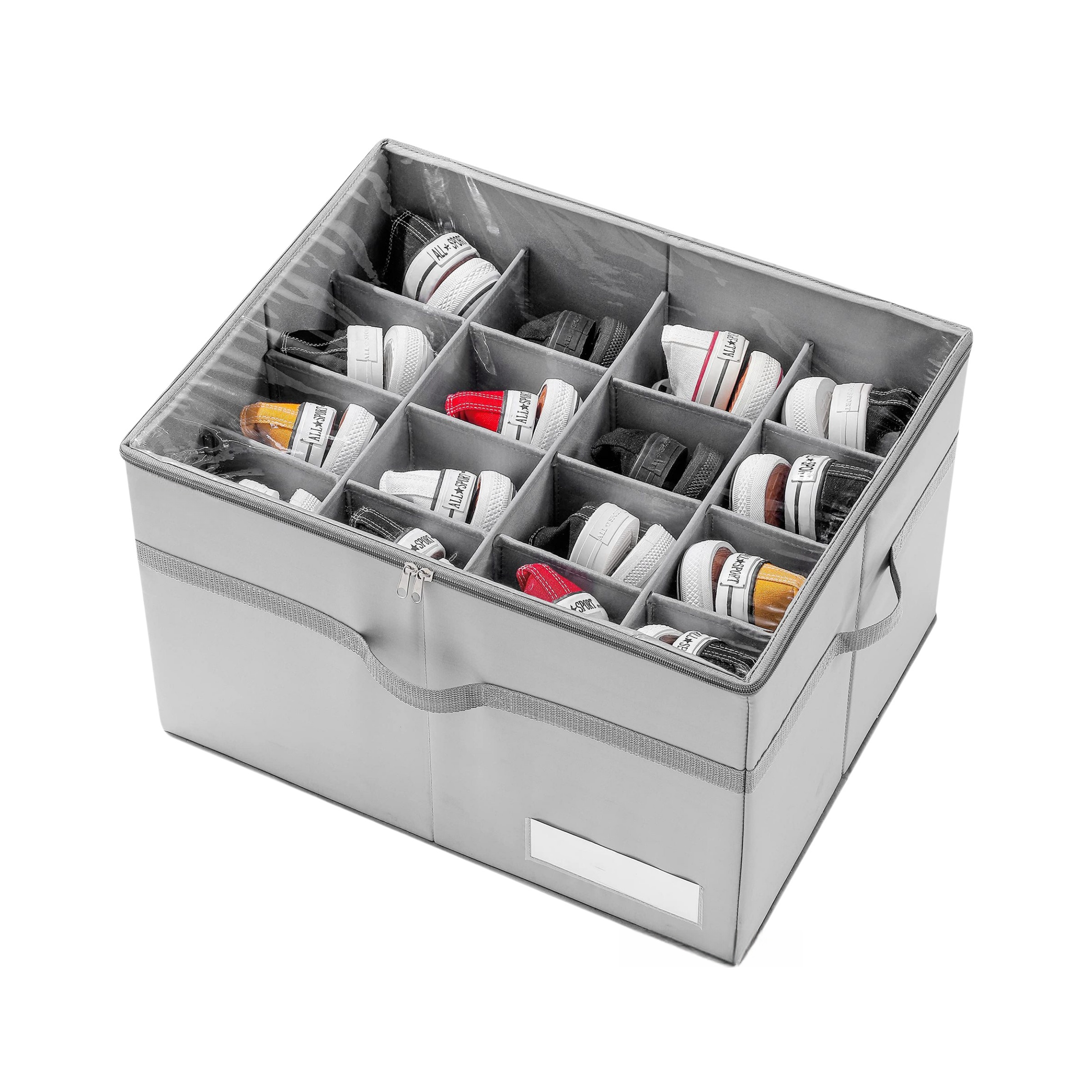 4 PCS Zapatero caja de zapatos caja de zapatos plegable caja de cajón  transparente gruesa almacenamiento en el hogar