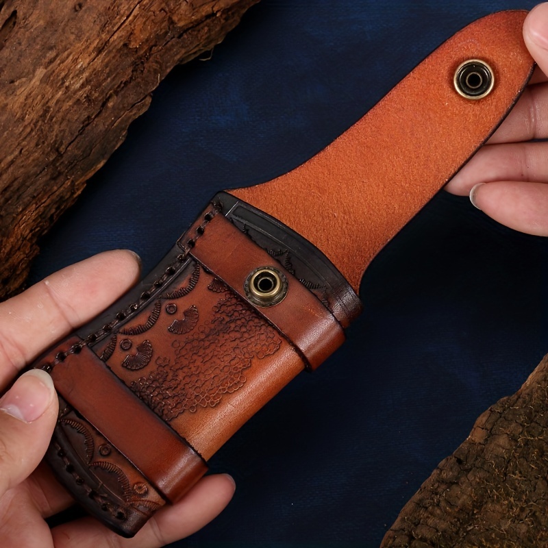  Cowhide Leather Knife Sheath, 8 Inch Chef Knife Guard