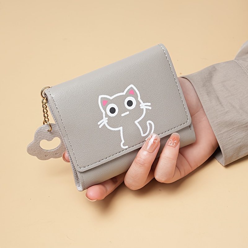 Cute Kawaii Wallet, Animal Short popular Wallet, Purse Wallet, Card Holder