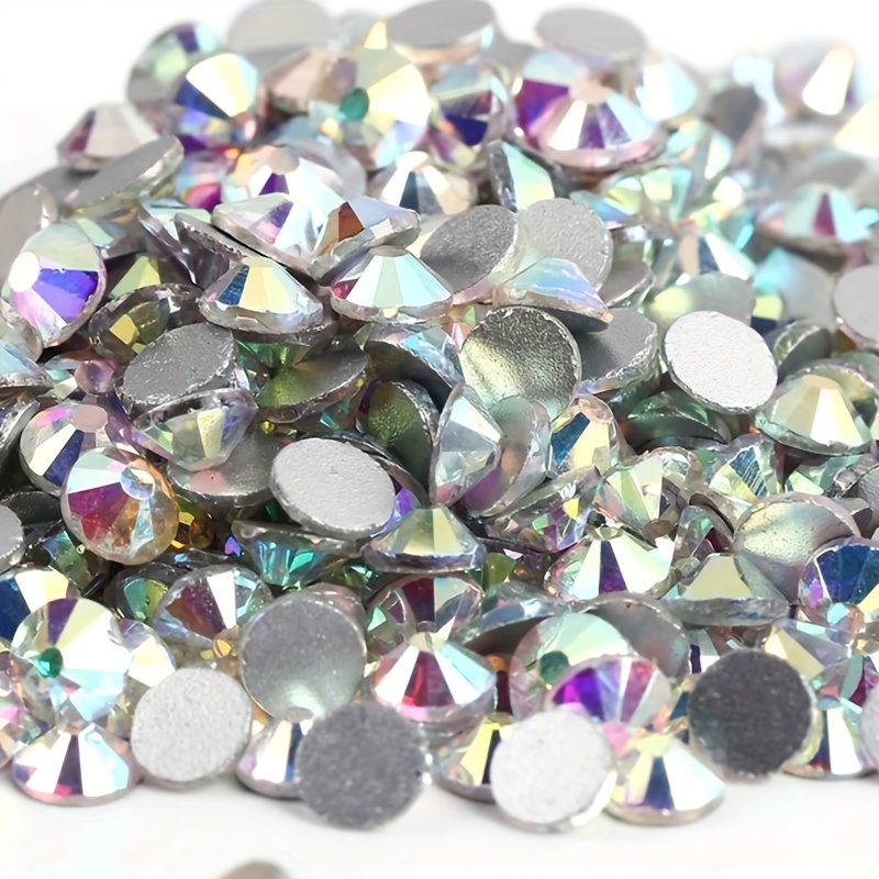 Wholesale SS3-SS20 14400pcs Bulk Glass Flatback Crystals AB Nail  Rhinestones Gems For DIY Craft Art Decoration