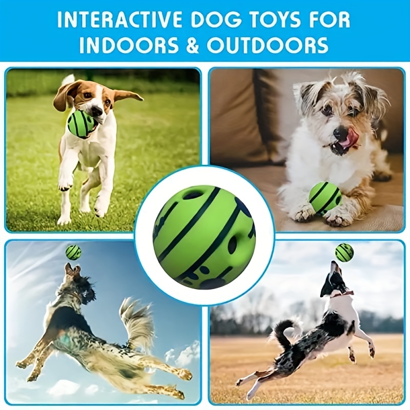 Medium Large Dog Interactive Fun Giggle Pet Toy Ball