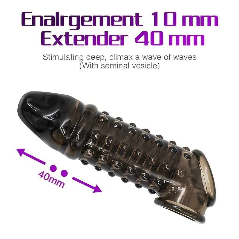 Reusable Penis Ring Extender Enlargement Delay - Temu