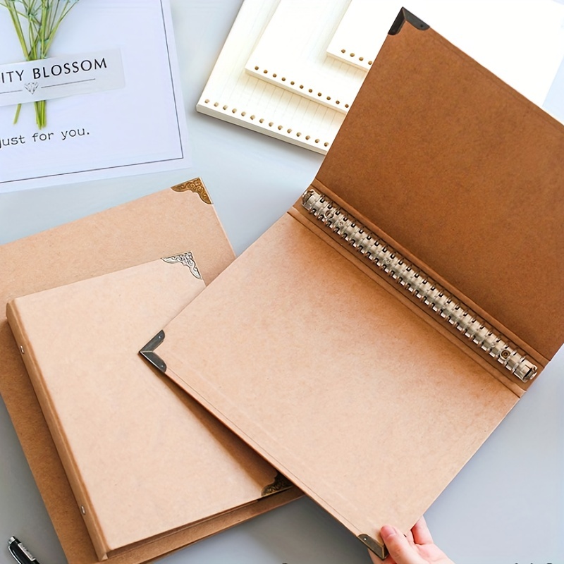 Vintage Retro Loose leaf Notebook: Diy - Temu Germany