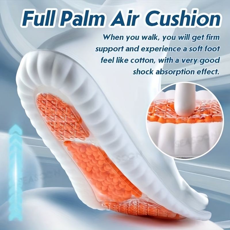 Sports Shock Absorption Insole Memory Foam Arch Support Orthopedic Shoes Pad
