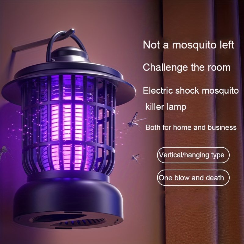 Fly Shock & Flash - Raquette Anti-Insectes avec Lampe de Poche