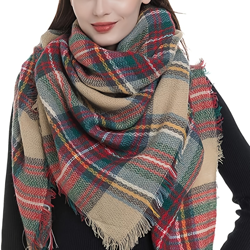  Hpory Women Warm Scarves Thick Soft Scarf Winter Fall