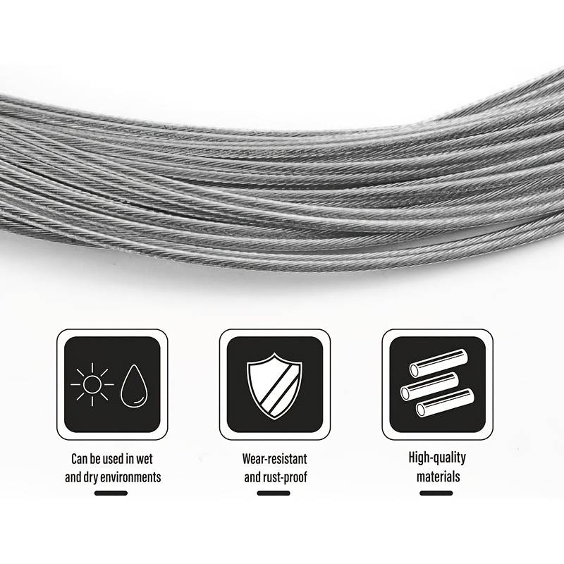 Câble De Frein Et De Changement De Vélo 2 M - Diamètre 4 Mm Ou 5 Mm, 5 Couleurs Au Choix