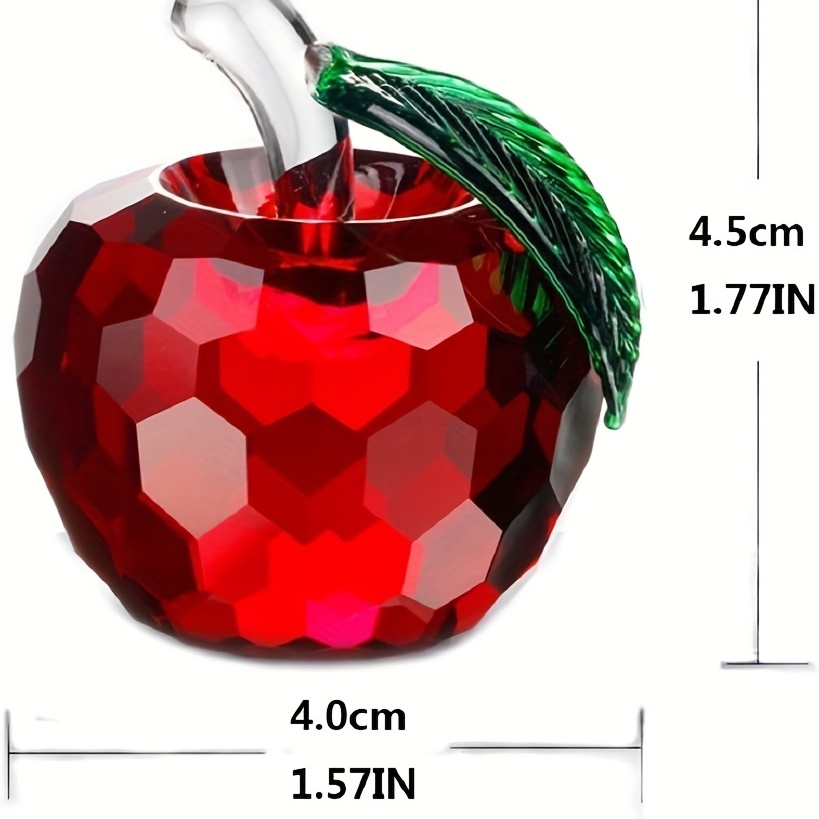 Crystal Mini Fruit Statue for Wedding Decoration