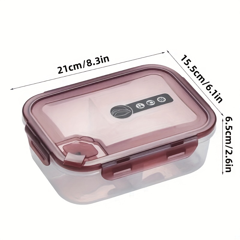 Xpoko Food Plastic Lunch Box Office Microwave Oven Divider Bento Box Mobile  Phone Stand Japanese Lunch Box E-Commerce in 2023
