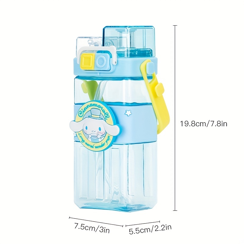 Cute CINNAMOROLL Water Cup for Kids - Summer Girl Cup, Portable Travel Cup,  Straw Cup, Anti-Fall Double Drinking Cup for School & Travel!