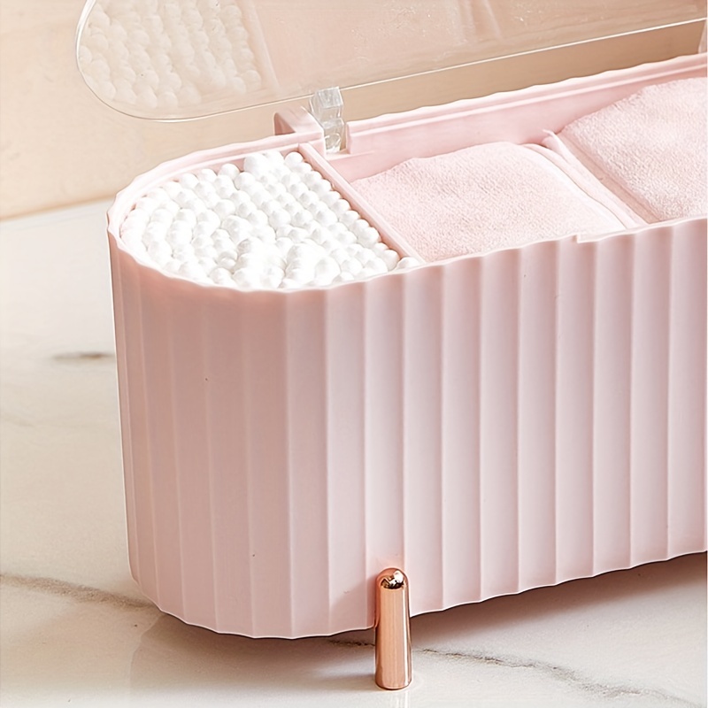 Beavorty Box Cotton Swab Storage Box Make up Holder Facial Cotton Pads for  Face Depotting Makeup Containers Makeup Cotton Pad Holder Cotton Pad Box  Cotton Swab Case Makeup Cotton Box Sponge price