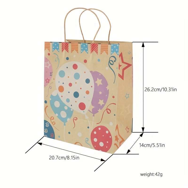 Kraft Paper Shopping Bags with Handle