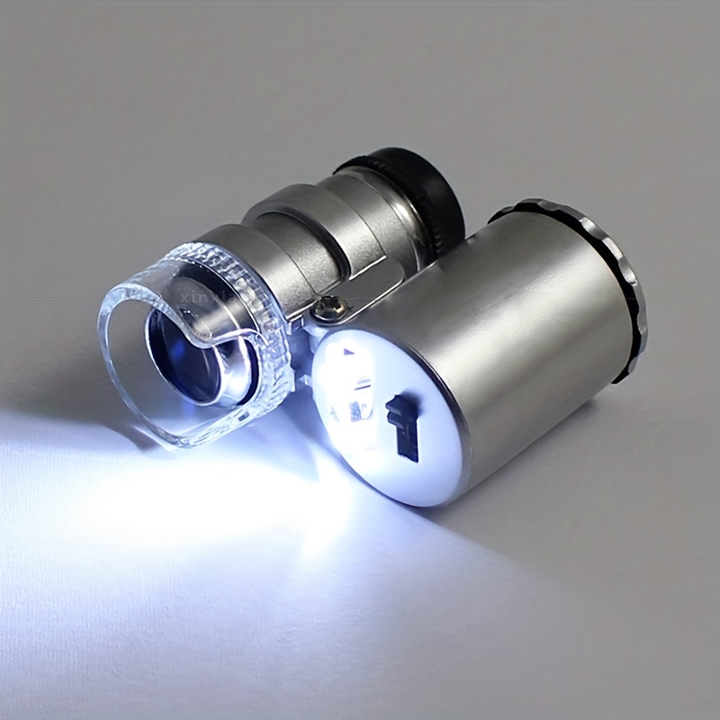 High Accuracy Jewelry Diamond Tester 60X Mini LED Magnifying