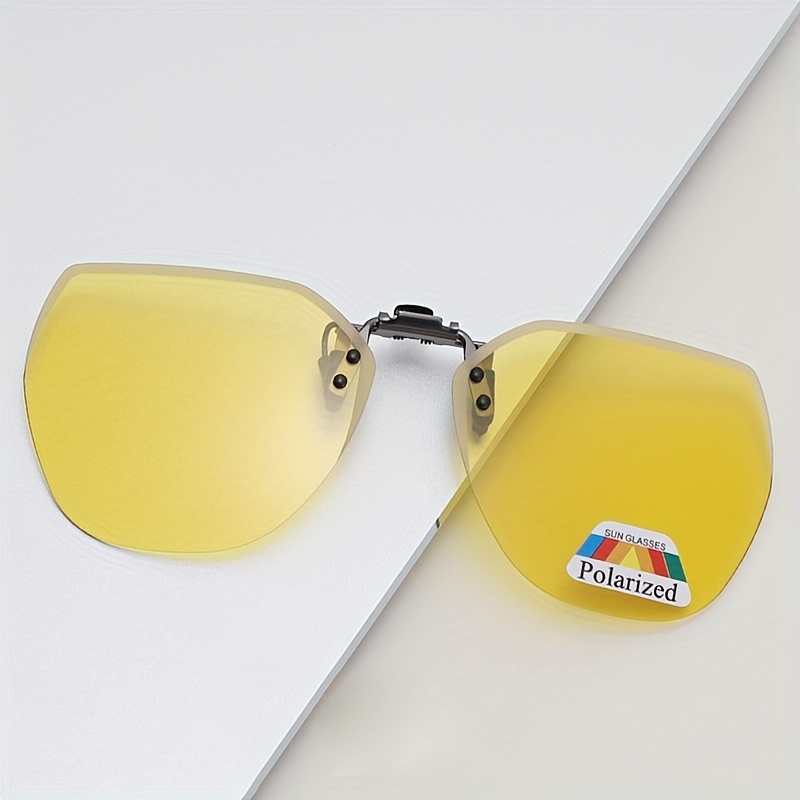 Fashion Laser Edge Clip Sunglasses Myopia Polarized Glasses Clip