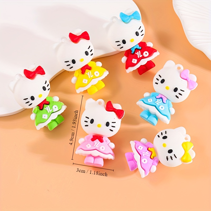 Cat Pendants Diy Cartoon Anime Stereo Pvc - Temu Canada