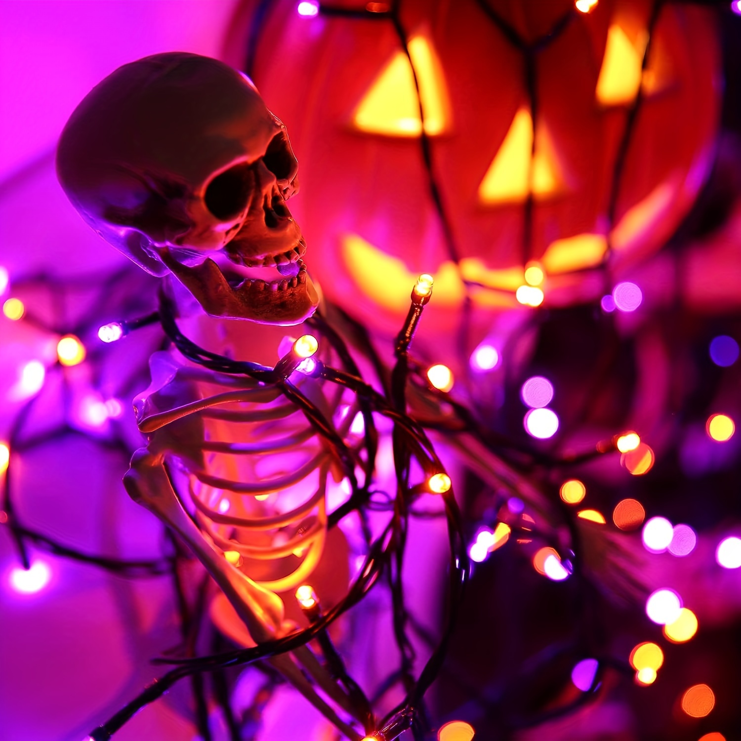  Skeleton Model Halloween String Lights, Halloween String  Lights, Horrible Skeleton Model String Lights, Halloween Party Lights for  Outside,House, Garden, Yard : Tools & Home Improvement