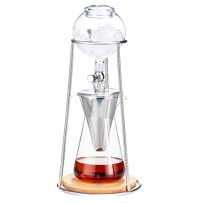 1pc 340z Cold Brew Coffee Maker Iced Tea MakerAirtight Cold Brew Iced  Coffee Maker And Tea Infuser- 1.0L / 34oz Glass Carafe With Removable  Stainless
