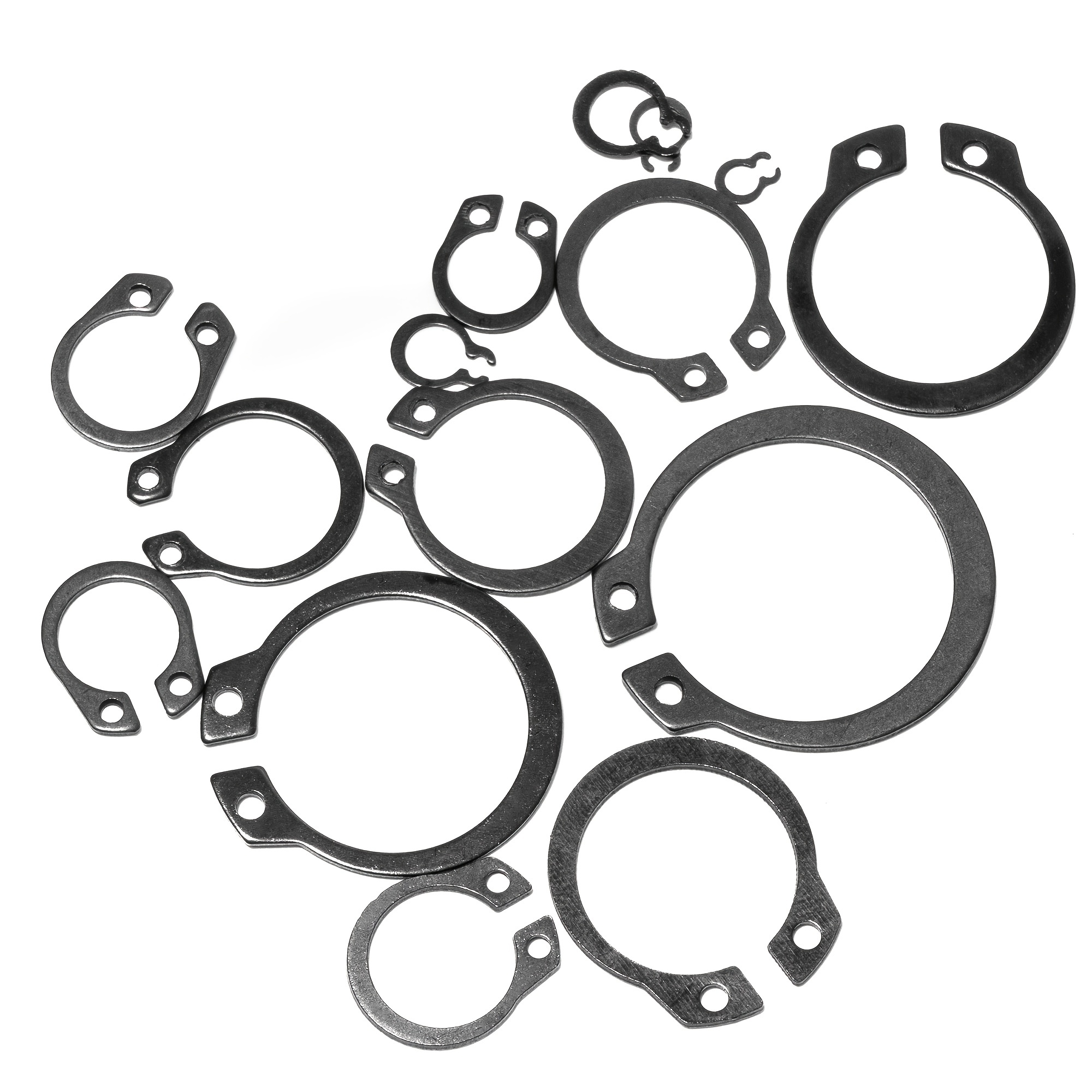350 Pcs retaining rings, Snap Rings Assortment Kit, Circlips Snap External Retaining  Rings, C Clips, External Circlip Snap External Retaining C-Clips Rings Set,  15 Sizes: : Industrial & Scientific