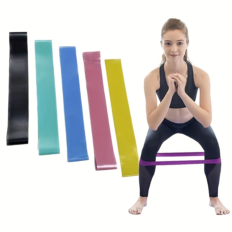 Multi-functional Yoga Elastic Band For Fitness, Stretching, And