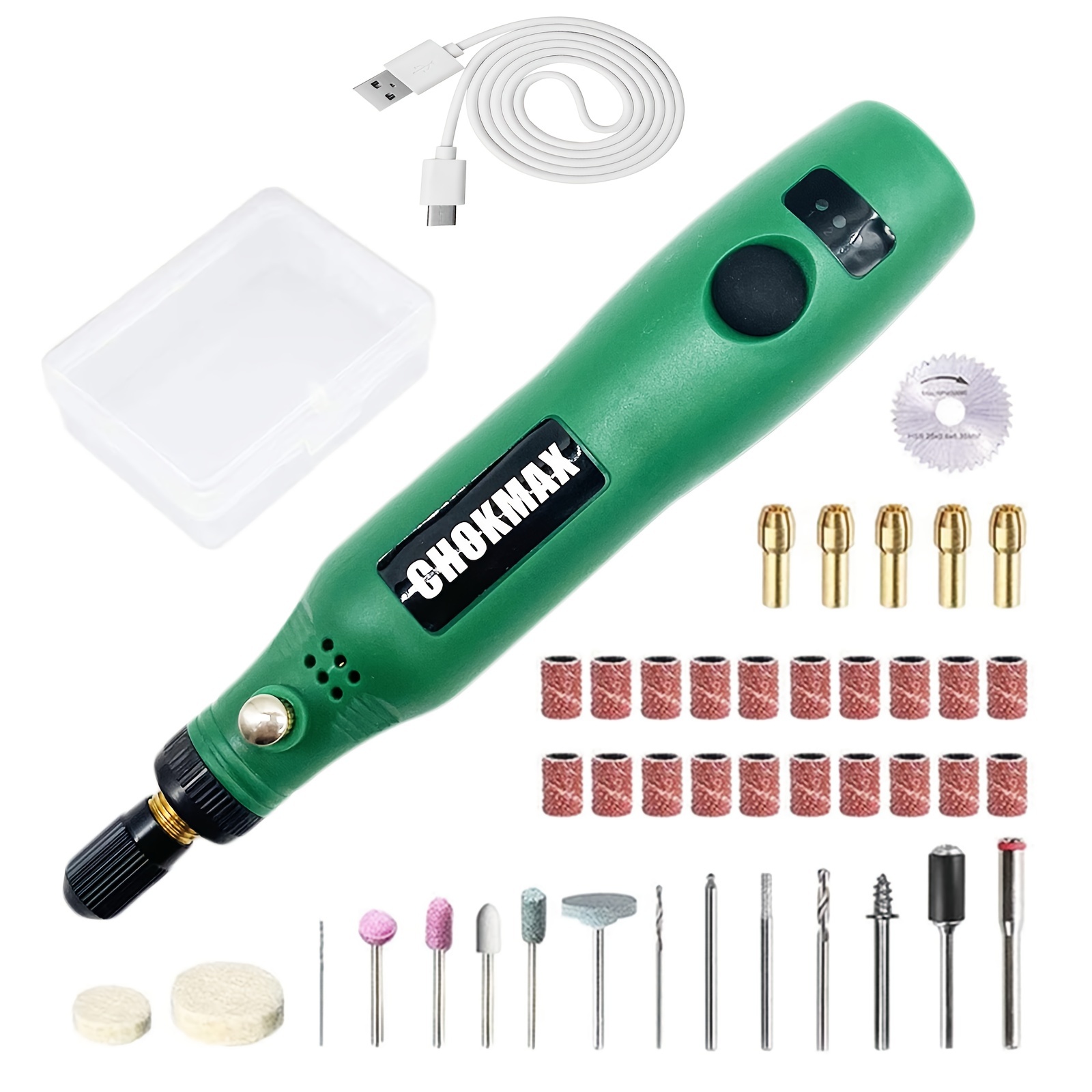 Electric Drill Grinder Engraver Pen Grinder Mini Drill Electric Rotary Tool  Rechargeable Grinding Machine Accessories Metal Engraver Pen Rechargeable  For All Materials For Metal Engraving 