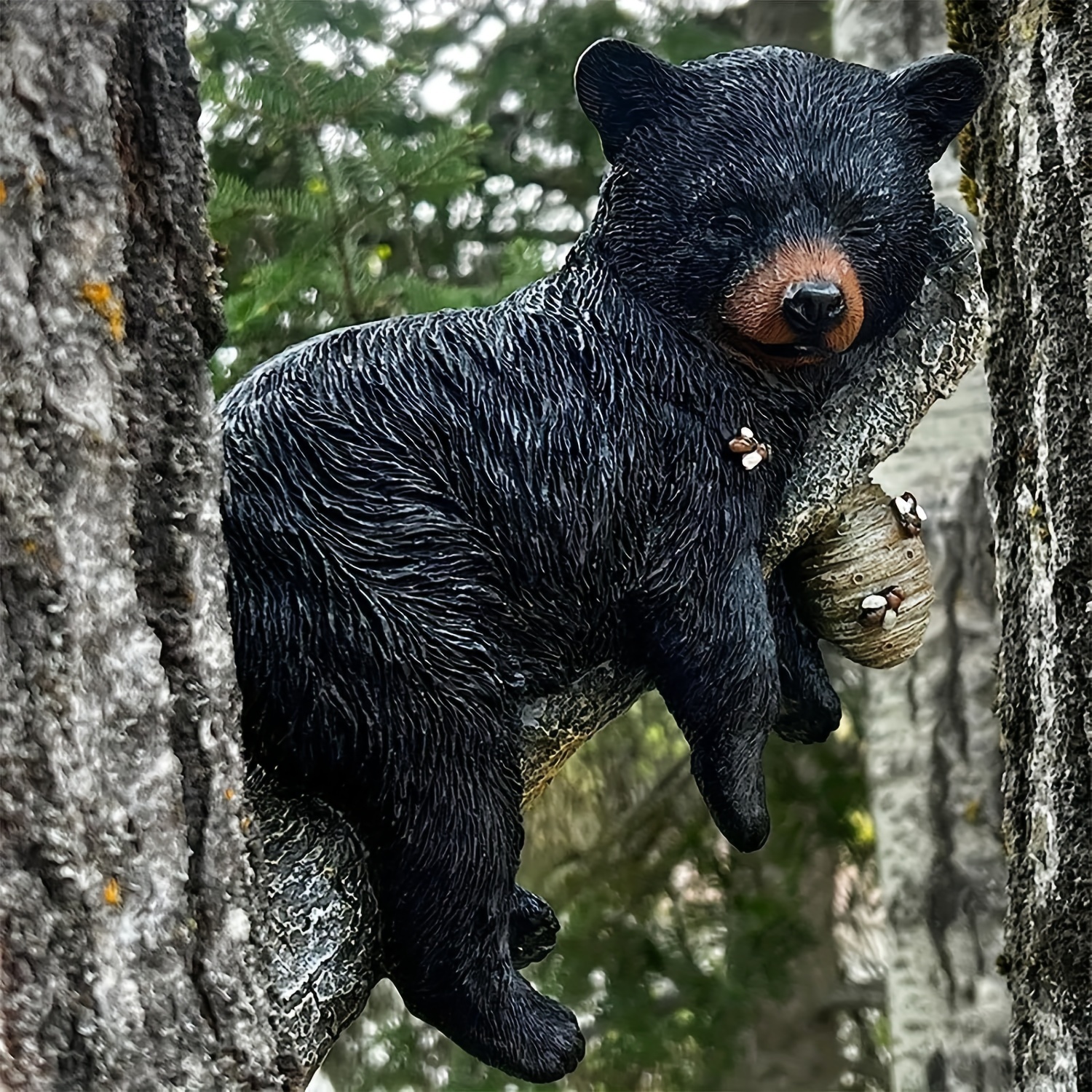 Black Bear Cub Cell Phone Holder, Black Forest Decor