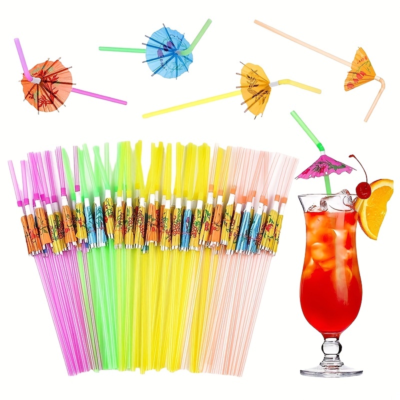 10/20/50pcs Flamingo Cocktail Drinking Straw kitchen tool Wedding Party  Supply